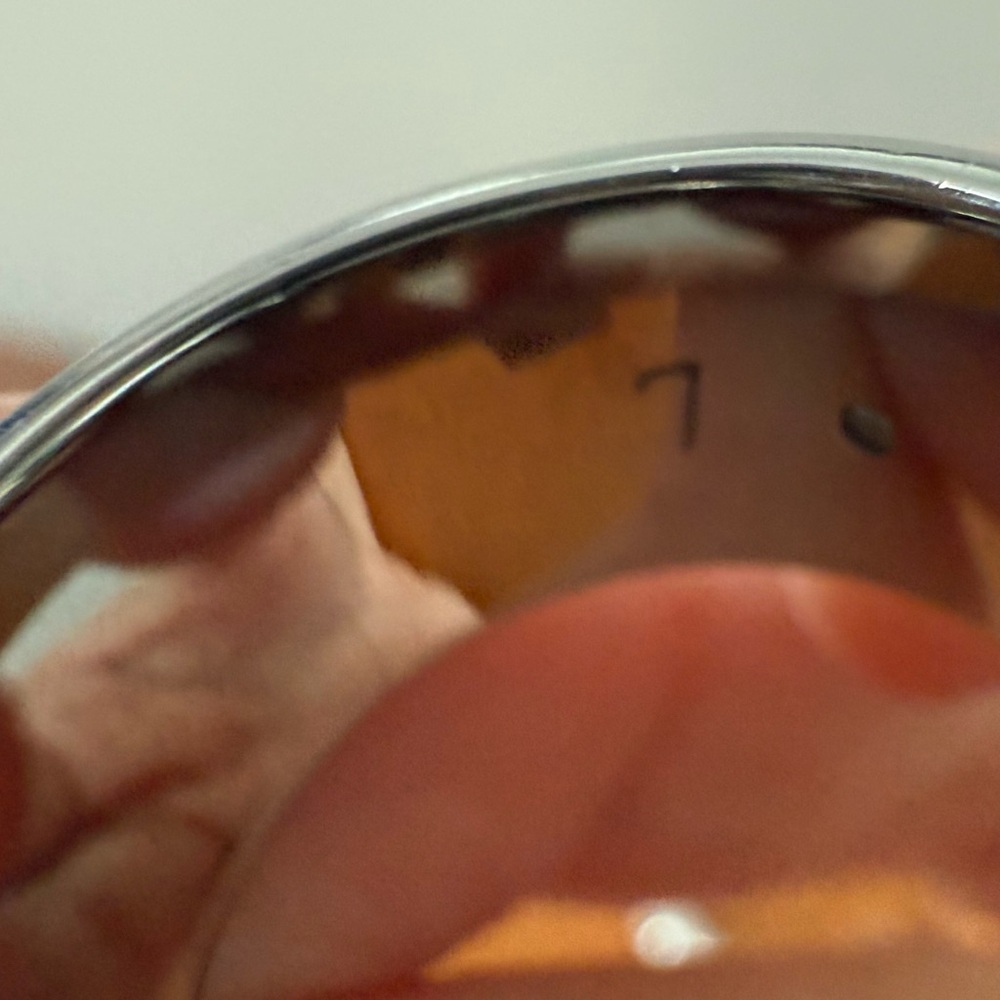 Michael Kors Silvertone Padlock Ring and Astor Stud Bracelet Matching Pair 7 - Picture 4 of 12